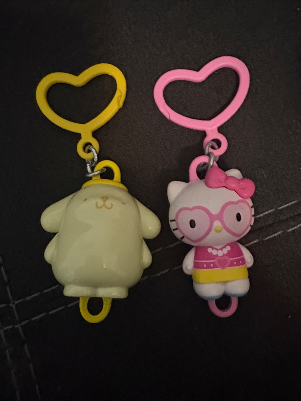 Hello kitty and pom pom purin chain